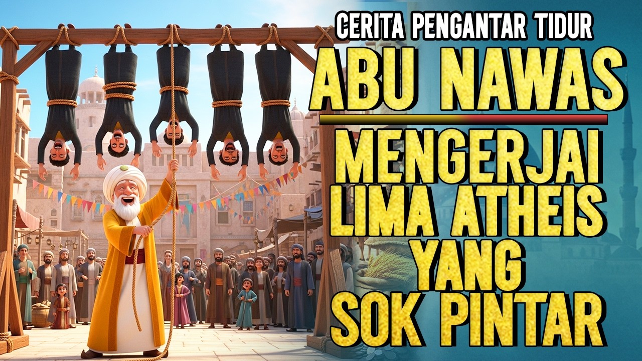 ABU NAWAS MENGERJAI LIMA ATHEIS YANG ANGKUH  || DONGENG SEBELUM TIDUR