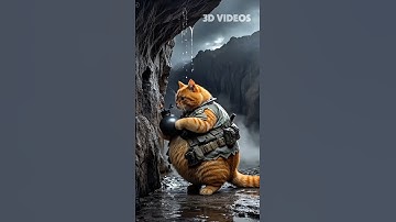 "Cat’s Cave Bomb Mission | How She Found a Gold Brick? #youtubeshorts #cat #chicken #ai #shorts