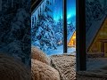 🎹❄️ Cozy Winter Night Piano Jazz | 🌌 Aurora Cabin Vibes 🕯️✨ #shorts #winterjazz
