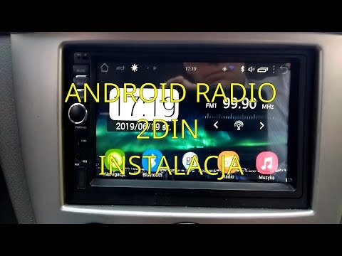 How to install 2din android radio with reverse camera.