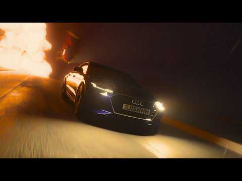 Getting chased in my audi Blender 3d