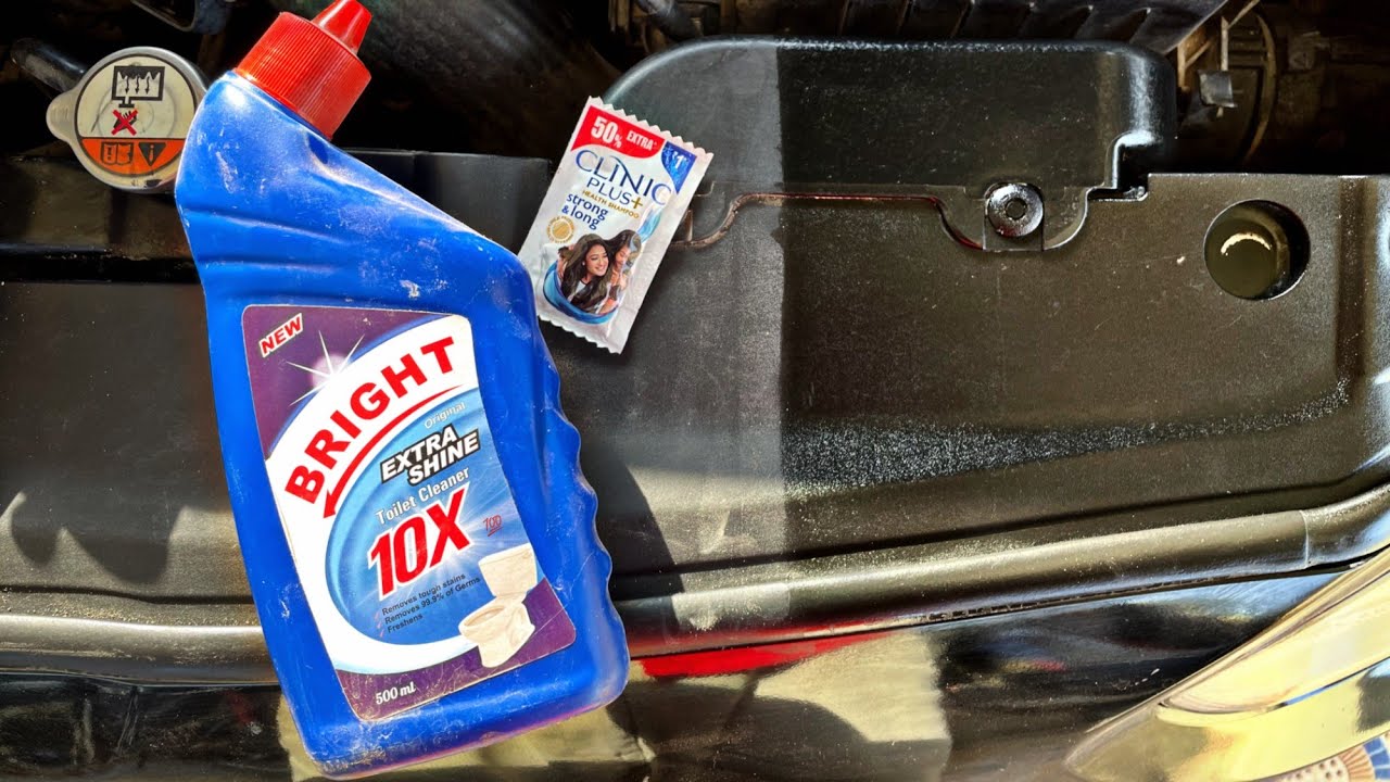 Clean the Car With Shampoo and Harpic Car cleaning At Home Car