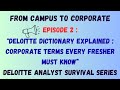 Corporate Terms Every Fresher Must Know 🔥