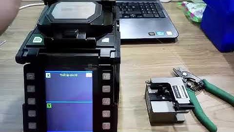 Máy hàn cáp quang Comway C10 sinh ra để hàn cáp quang