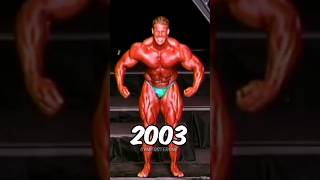 JAY CUTLER POSING 2001 VS 2003 #bodybuilding