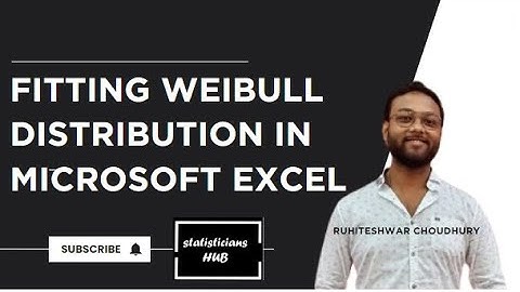 Weibull Distribution Fitting in Excel: Step-by-Step Guide