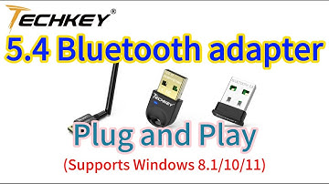 Techkey 5.4 Bluetooth Realtek Installation Video-plug and play