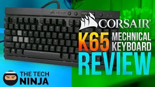 The  Fastest mechanical keyboard!? Corsair K65 Gaming Keyboard with Cherry MX Speed Switches