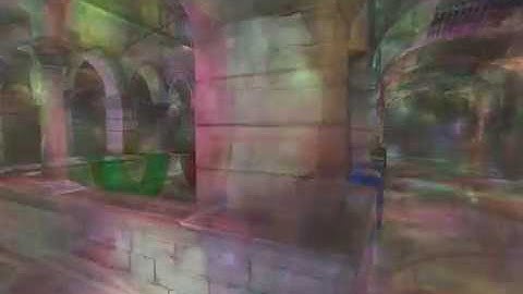 Hybrid Lighting - Transparent scene with many lights