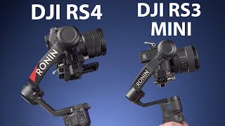 DJI RS4 vs DJI RS3 Mini  Which Gimbal To Buy