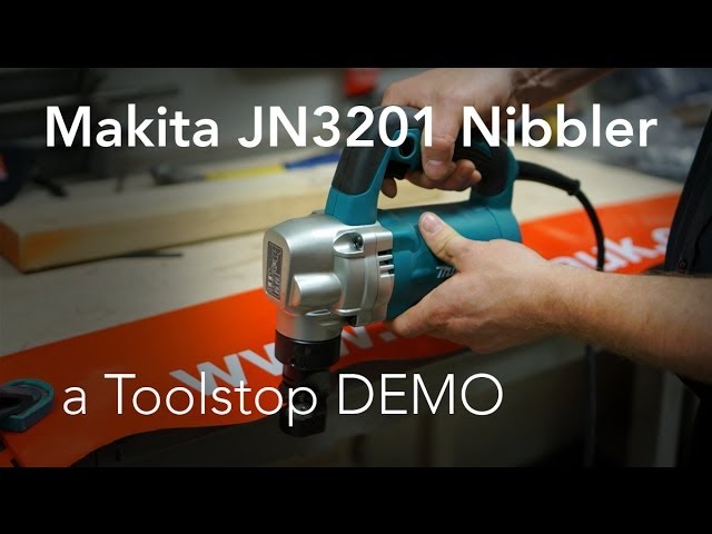 Makita JN3201J Nibbler Toolstop - YouTube