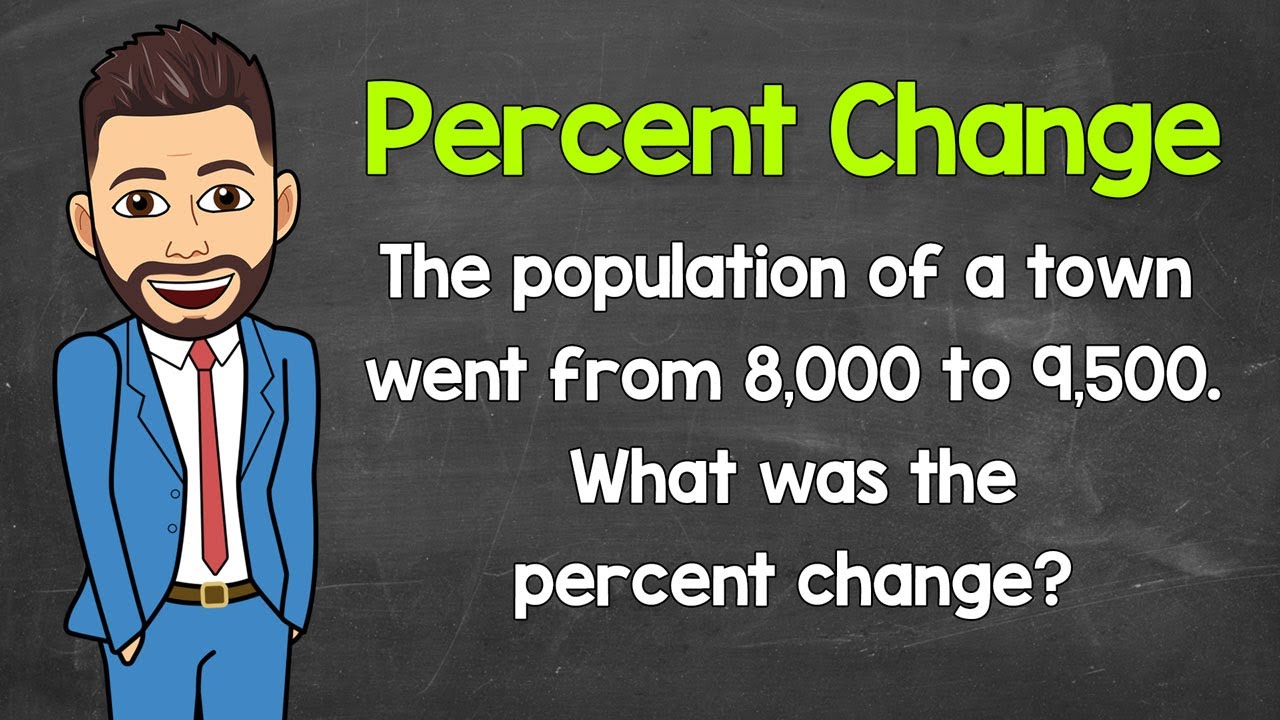How to Calculate Percent Change | Example 1 | Math with Mr. J - YouTube