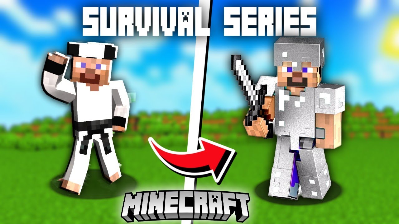 A New Minecraft Pe Survival Series In Hindi | Minecraft Mobile #1 - YouTube