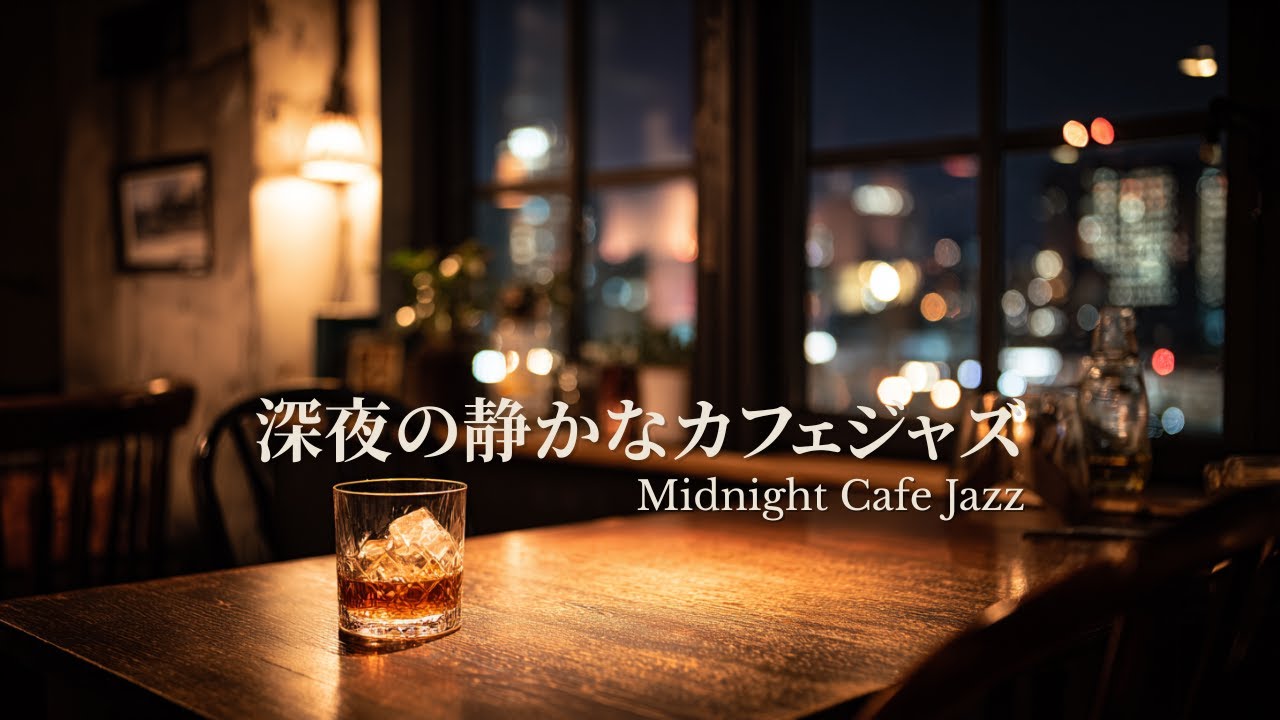 【深夜の静かなカフェジャズ】静かなひとり時間に｜Midnight Cafe Jazz
