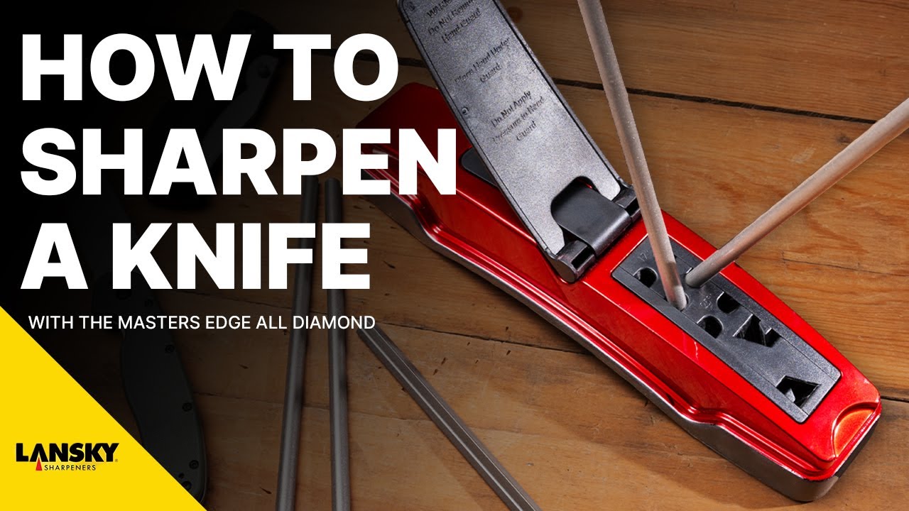 How to Sharpen with the Lansky Masters Edge All Diamond Sharpener