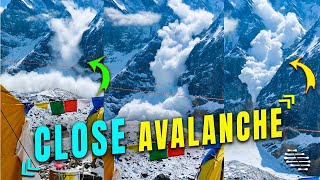 Avalanche Recorded from a Base Camp