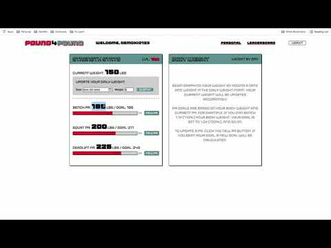 Pound4Pound Demo Video