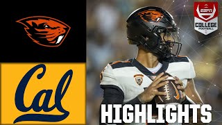 Oregon State Beavers vs. California Golden Bears | Full Game Highlights