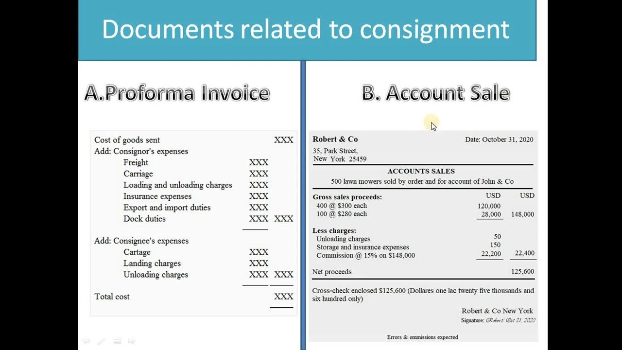 consignment Part 2 F Y B Com Financial and Cost Accounting Sem II YouTube