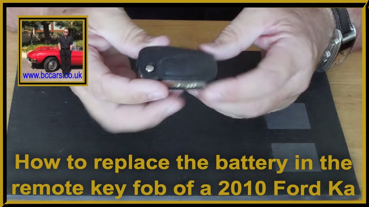 How to replace the battery in the remote key fob of a 2010 Ford Ka YouTube How to replace the battery in the remote key fob of a 2010 Ford Ka YouTube