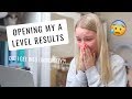 MY A LEVEL RESULTS! *live reaction*