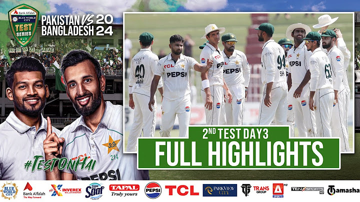 Full Highlights | Pakistan vs Bangladesh | 2nd Test Day 3 | PCB | M1X1U