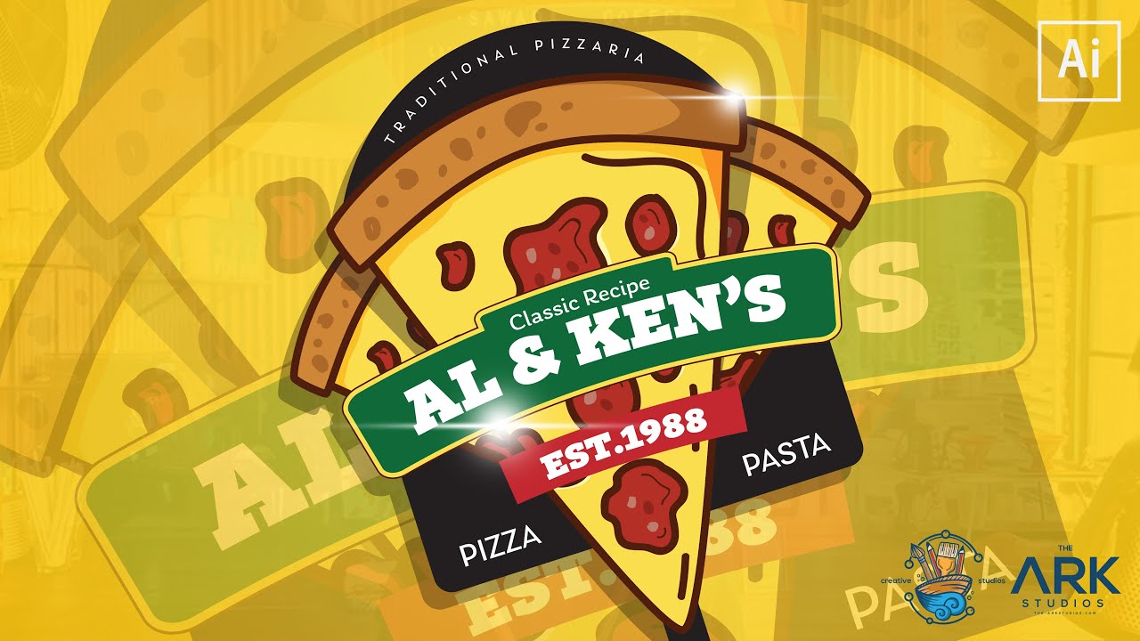 Featured image of post Pizza Logo Design Illustrator / Upload your first copyrighted design.