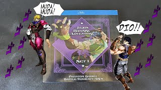 Unboxing - Jojos Bizarre Adventure Set 1 Phantom Blood & Battle Tendency Blu-Ray