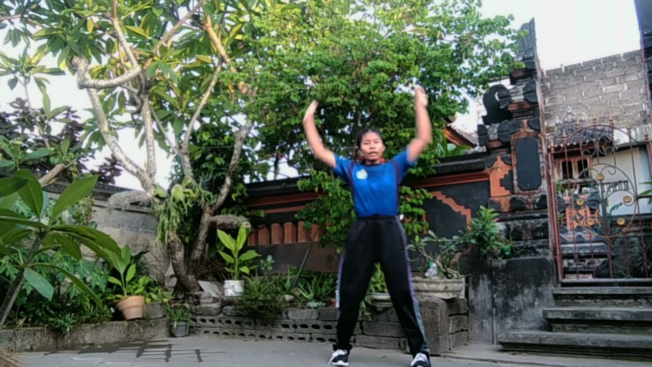 Lomba Senam Nangun Sat Kerthi Loka Bali SMPN 6 Denpasar