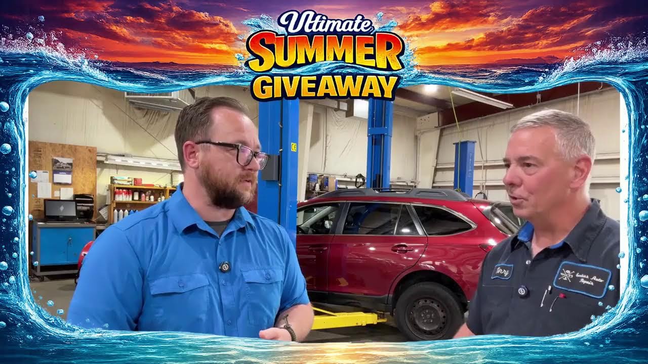 It's Summer Road Trip Season, Make sure your car is ready to go! Take it today's featured sponsor for the Ultimate Summer Giveaway: Enders Auto Repair!