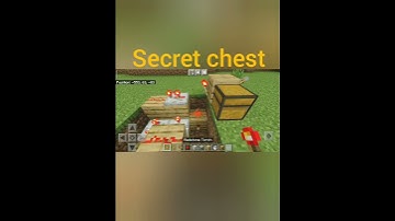 Minecraft build hacks ( secret chest 😱) #shorts #viralshorts #shortsvideo #youtubeshorts  #minecraft