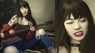 Marceline The Vampire Queen - Illustration Photomanipulation Ft. Lulyfps