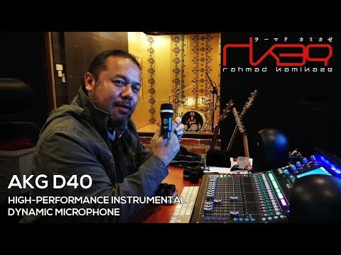 AKG D40 Dynamic Microphone ~ reviewed by RK39