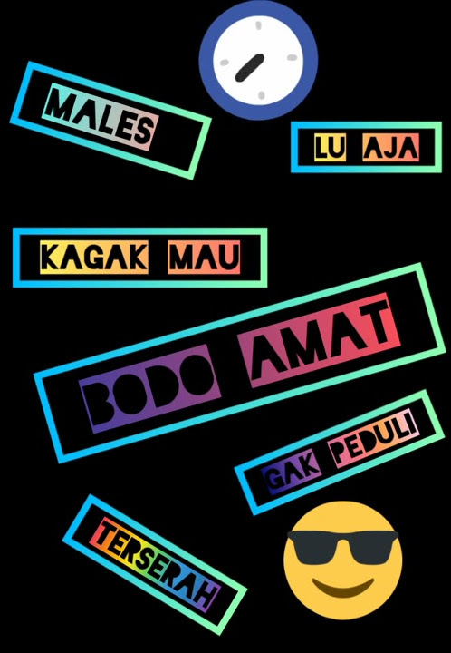 Video story whaatsap 'BODO AMAT'
