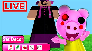 🐷 BUILDING GIANT MINITOON in PIGGY BUILD MODE (NEW)