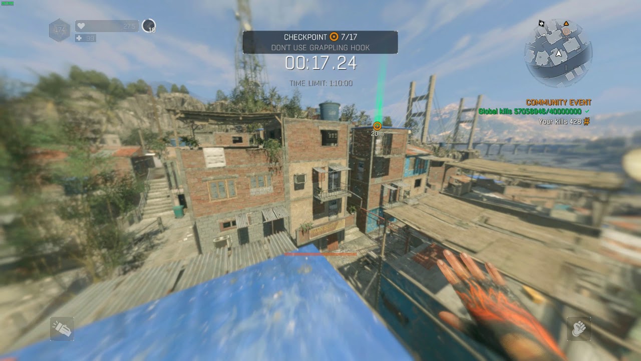 Dying light все испытания паркурная лихорадка карта