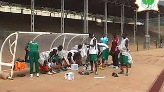 REPORTAGE ENTRAÎNEMENT AVANT MATCH DU 14 JANVIER 2011 AU RWANDA