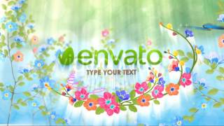 Spring Logo After Effects Template