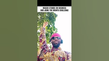 Masidi toont solidariteit met de Ubuntu Challenge