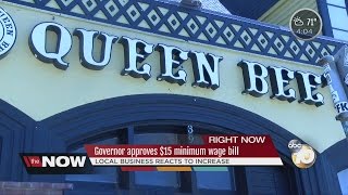 Local business  reacts to minimum wage increase