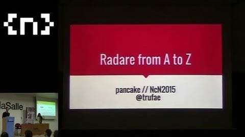 Radare2 from A to Z @ NcN 2015