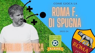 Isi Tattica Come Gioca La Roma Femminile Di Spugna 2023-24