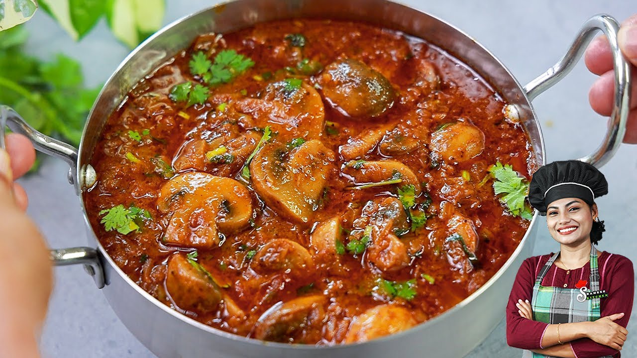 കൂൺ ഗ്രേവി👉 റസ്റ്റോറന്റ് രുചിയിൽ വീട്ടിൽ തയ്യാറാക്കാം😋👌 Mushroom Gravy Curry Recipe In Malayalam