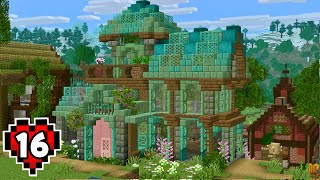 The Bee Farm/ Greenhouse! | Minecraft Hardcore Cottagecore #16 Wealth