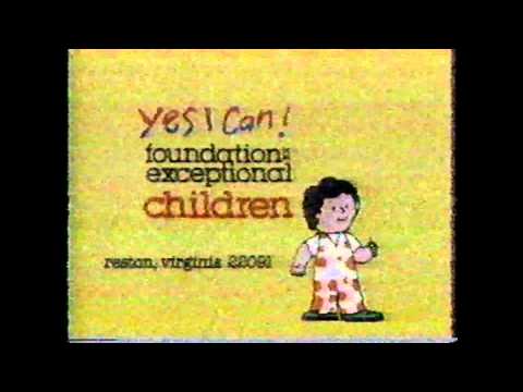 1991 Foundation for Exception Children PSA (Yes I Can/Lynda Carter)