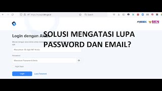 Solusi mengatasi lupa password & email pada aplikasi myASN BKN #update screenshot 4
