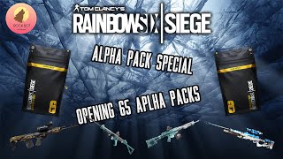 Opening 65 Alpha Packs || Tom Clancy's Rainbow Six Siege || M.U.T.E. Protocol Event 2020.