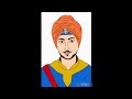 Baba Ajit Singh Ji Colouring||Royal Colouring Hub||#colours #colouringpage #art #creativeart
