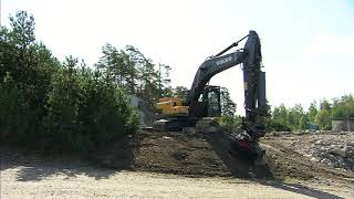 Grading – Volvo Crawler Excavators E-series – Basic operator training – 8/12