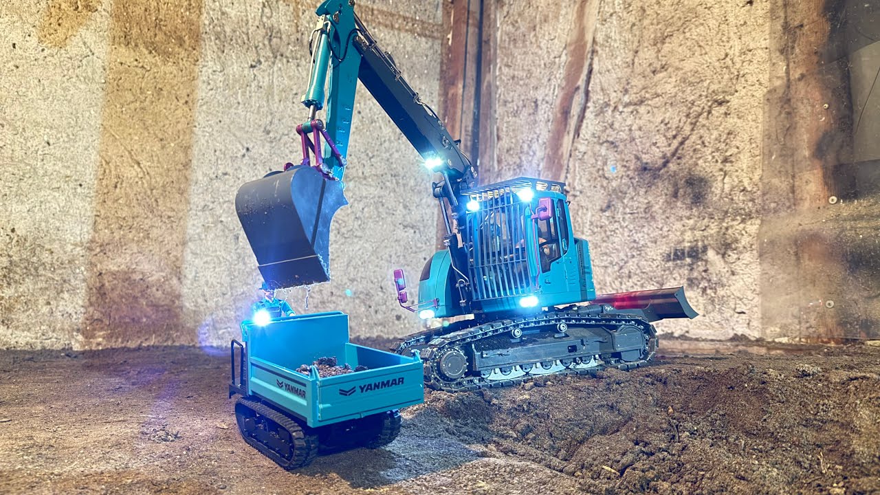 Rc Liebherr 920 Compact & Yanmar Dumper